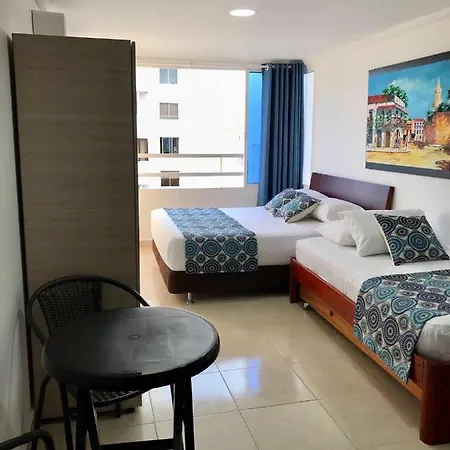 Hermoso Aparta Estudio En Apartamento Cartagena